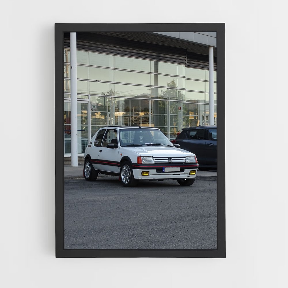 Poster La 205 Enchantée – affiche Peugeot (vue 2)